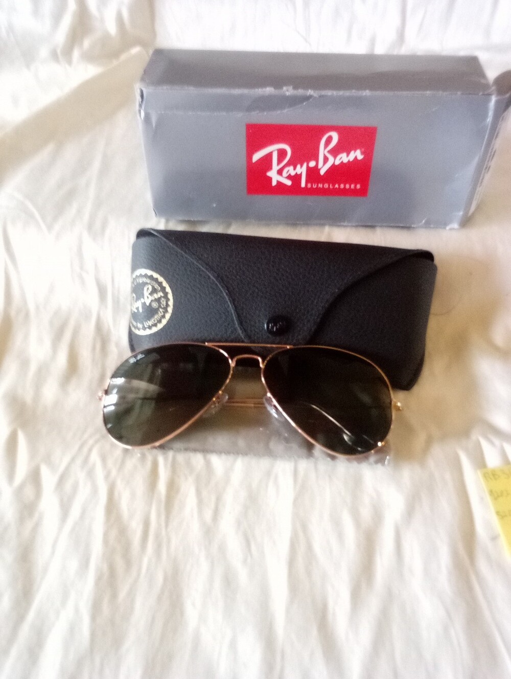 Ray-Ban RB3025 Aviator Large Metal 9202/31 Rose Gold Sunglasses